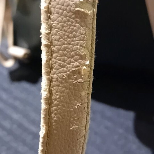 River Island backpack used in gold and pink