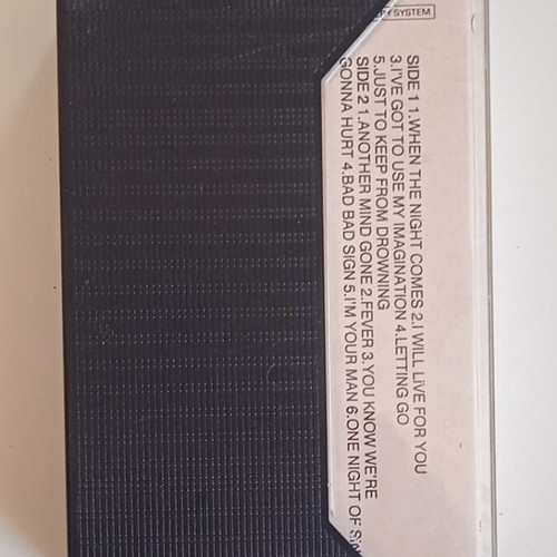 Joe Cocker One Night of Sin cassette tape