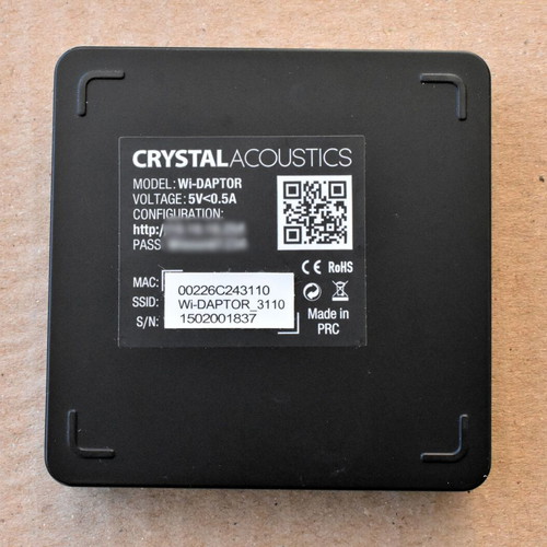 Crystal Audio Wi-Daptor wireless multiroom adapter new