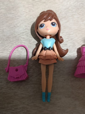 Littlest Pet Shop doll used with outfits and accessories
