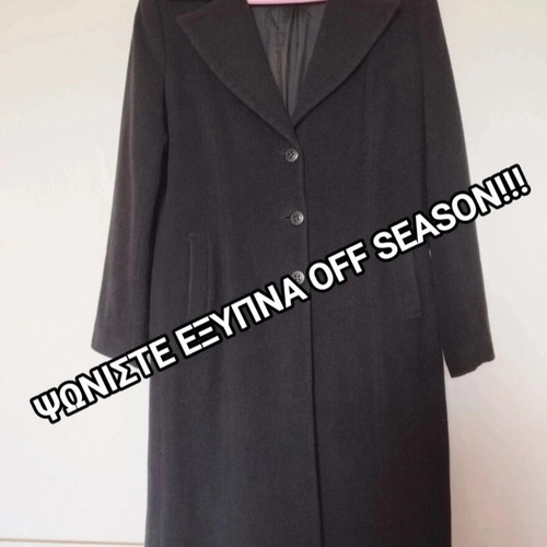 Long coat black used by Other Me, sizes L XL