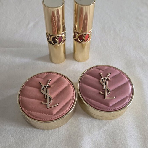 YSL blush & lip set like new with popular shades 44 & 06