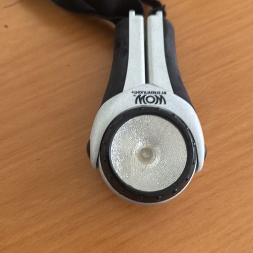 Head and hand flashlight used with conventional bulb