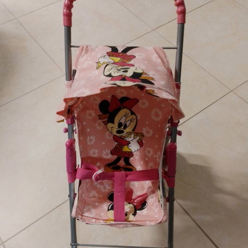 Doll stroller like new with 2 babies and accessories