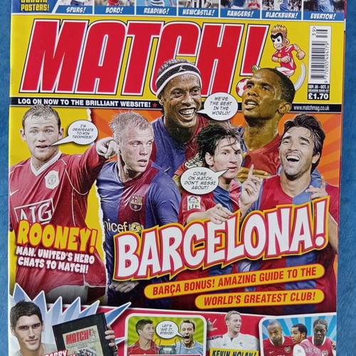 Match Football Magazine Issue 28/9-2/10/2006 like new, Arsenal posters