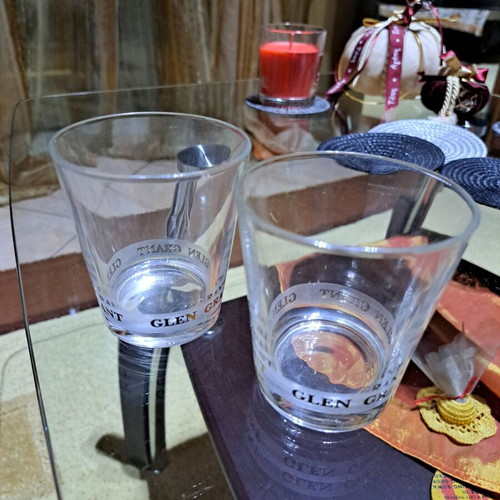 Glen Grant 2 whiskey glasses new unused