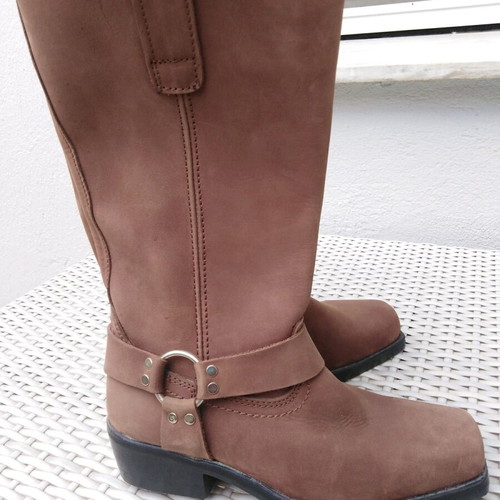 Women's cowboy boots new, size 37, beige brown