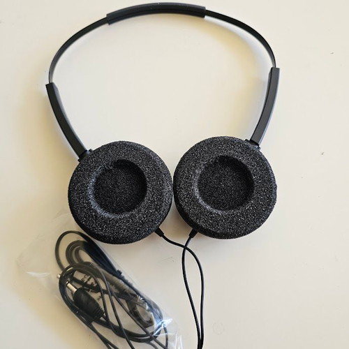 Sennheiser HP 02-100 Stereo Headphones new, wired with 3.5mm jack