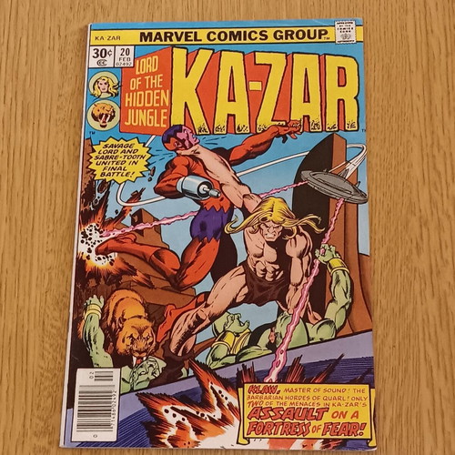 Ka-Zar (1974) #20 Marvel Comics used