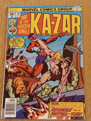 Ka-Zar (1974) #20 Marvel Comics used