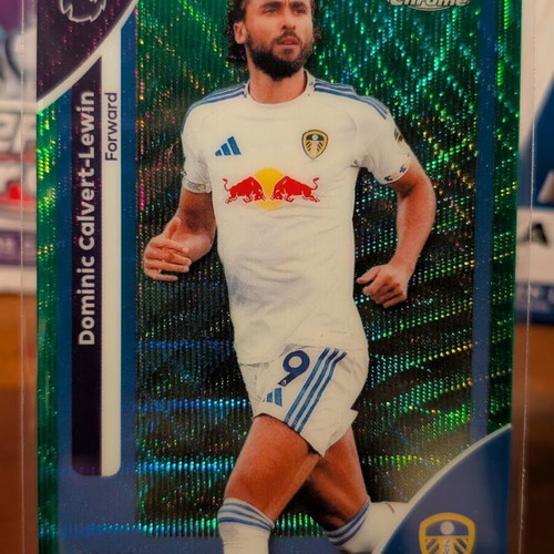 Dominic Calvert-Lewin 2025-26 Topps Chrome Premier League Green Wave card like new