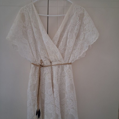 BSB White Playsuit Romper Medium Like New