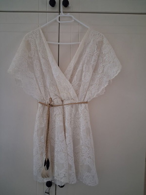 BSB White Playsuit Romper Medium Like New