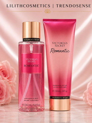 Victoria's Secret Romantic body spray and lotion set 250 ml and 236 ml new