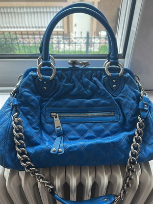 Marc Jacobs Stam shoulder bag like new, blue leather