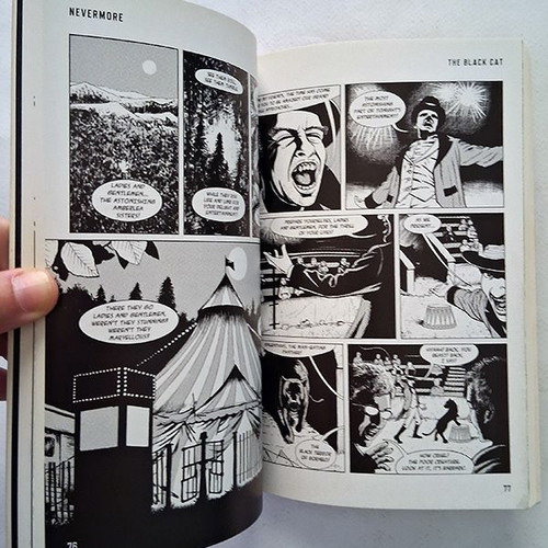 Nevermore graphic adaptation of Edgar Allan Poe's short stories, used