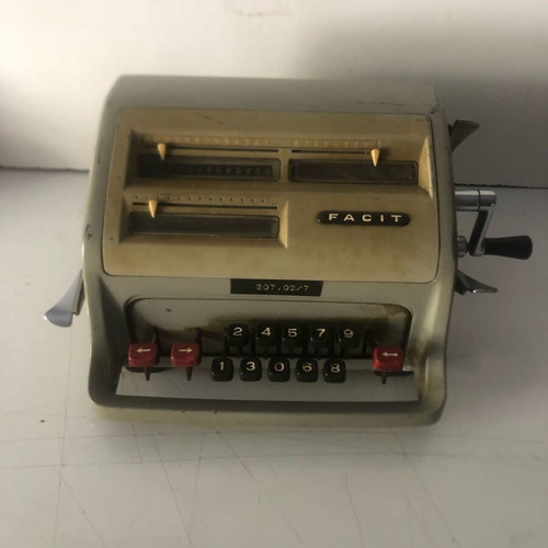 Facit calculator used, historic rare antique