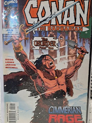 Conan The Barbarian #2 used Marvel Comics The Usurper Part Two