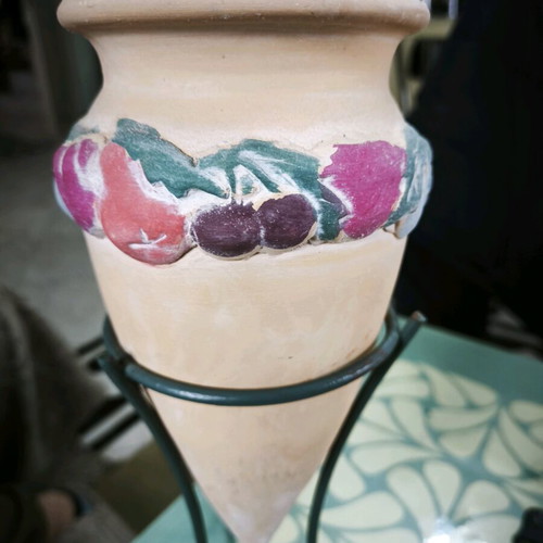 Ceramic decorative amphora from Sifnos like new