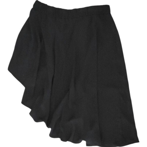 Asymmetric skirt black, like new, sizes M and L