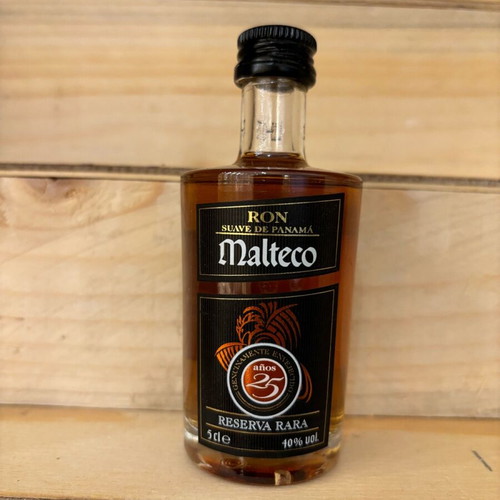 Malteco rum miniatures set of 4 50ml new, 10-25 years