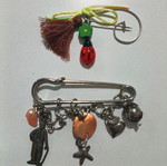 Decorative pin set new, multicolored
