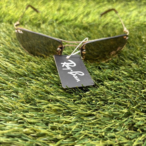 Rayban sunglasses like new, orange and gold
