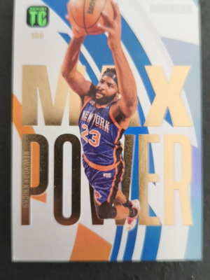 Panini Top Class 2024 NBA Basketball Robinson Knicks 169 Max Power card like new