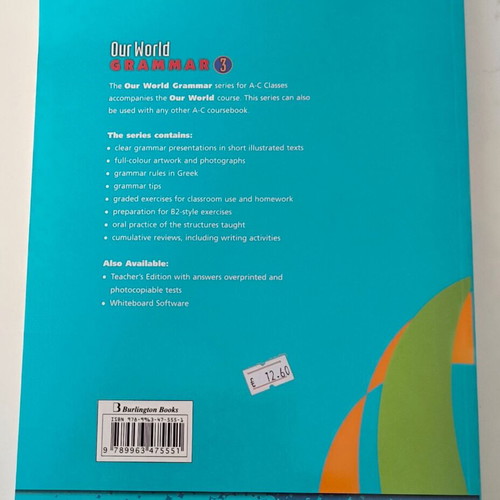 Our World 3 Burlington Grammar Book Teacher's Edition