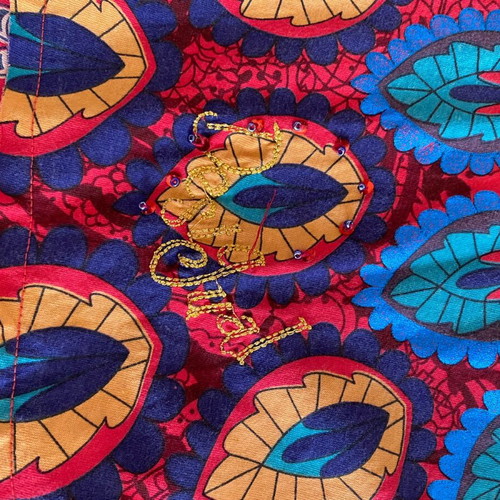 Desigual skirt A-line mid-length, like new, cotton, colorful