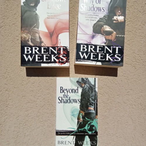 Brent Weeks Shadows Trilogy brand new in English