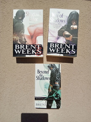 Brent Weeks Shadows Trilogy brand new in English