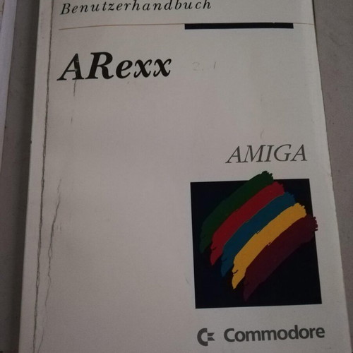 Workbench 3.0 and ARexx manuals for Amiga used, in German