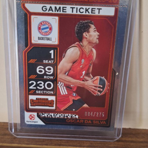 Oscar da Silva Game Ticket Panini Contenders 2025-26 like new