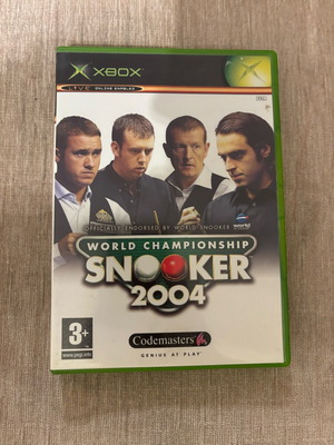 World Championship Snooker 2004 Xbox Original used, full English version