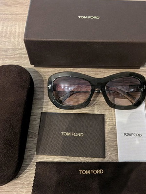 Tom Ford Γυαλιά ηλίου σε άριστη κατάσταση, μαύρα και πράσινα