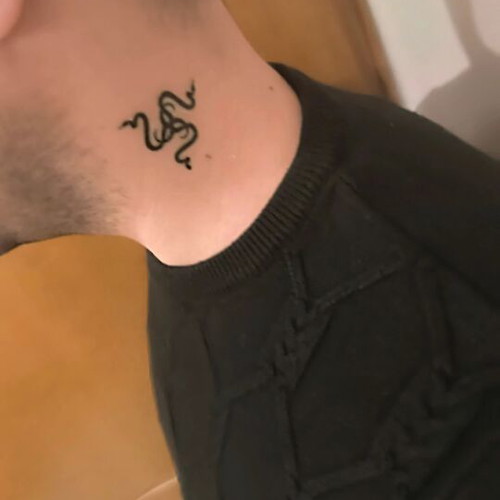 Razer water tattoo 1 piece new