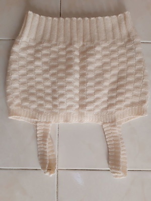Shein knitted top medium cream color like new