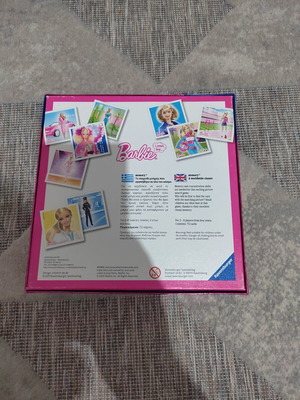 Barbie Memory board game used