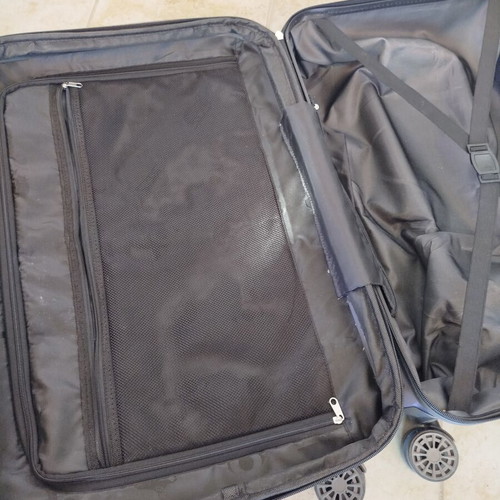 Ox luggage hard travel suitcase navy blue