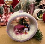 Handmade Christmas ornament new with 8 cm diameter