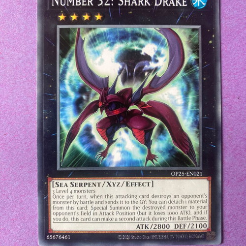 Number 32: Shark Drake Yu-Gi-Oh XYZ -  0,25 - Vendora.cy