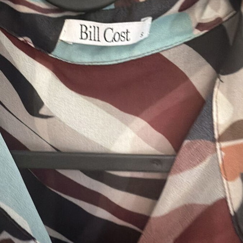 Bill Cost Sheer Sleeveless Shirt size S like new, multicolor