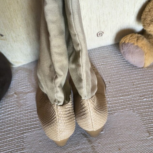 Cowboy boots used beige size 38, spring style