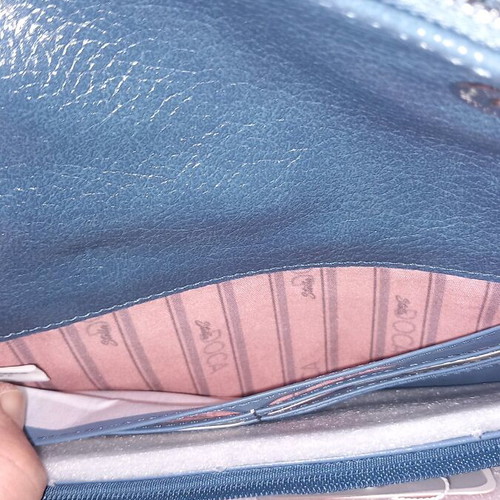 Doca Wallet New Blue With Multiple Compartments