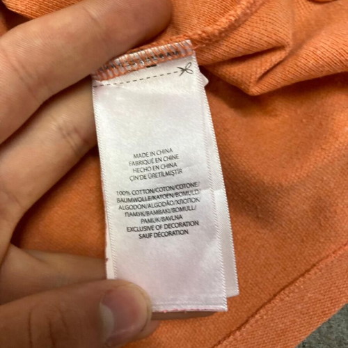 Ralph Lauren Polo shirt, orange, custom fit, size S-L (14-16)