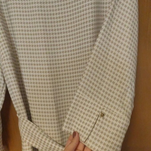 H&M dress like new, white and beige, size XXL