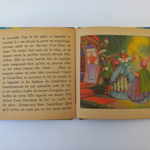 Cinderella used, old French edition 1955