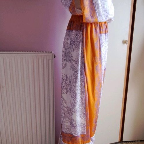 Nidodileda satin dress like new, multicolor, one size