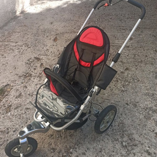 Porsche baby stroller used, like new, -  90,00 - Vendora.cy